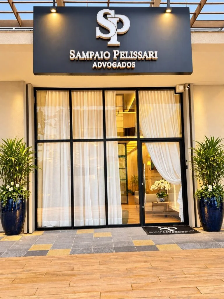 Fachada do escritório SampaioPelissari Advogados no Highline Mall, em Vitória/ES